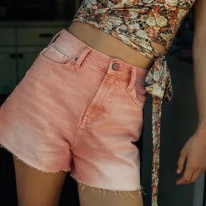 NWOT Urban Outfitters BDG Cutoff Denim Shorts in Orange